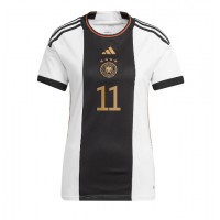 Deutschland Mario Gotze #11 Fußballbekleidung Heimtrikot Damen WM 2022 Kurzarm
